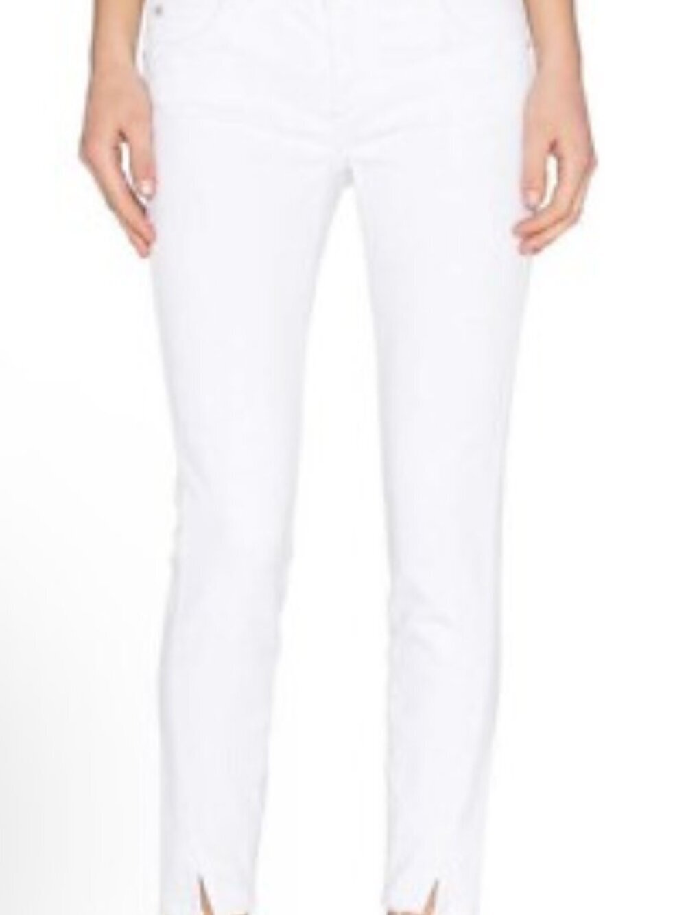 Amo Twist Slim Fit Jeans Sea Salt White 27
